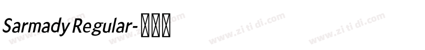 Sarmady Regular字体转换 Sarmady Regular字体转换
